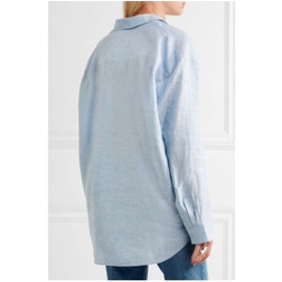 Acne Studios Bela Slub Linen Shirt - Picture 3 of 10